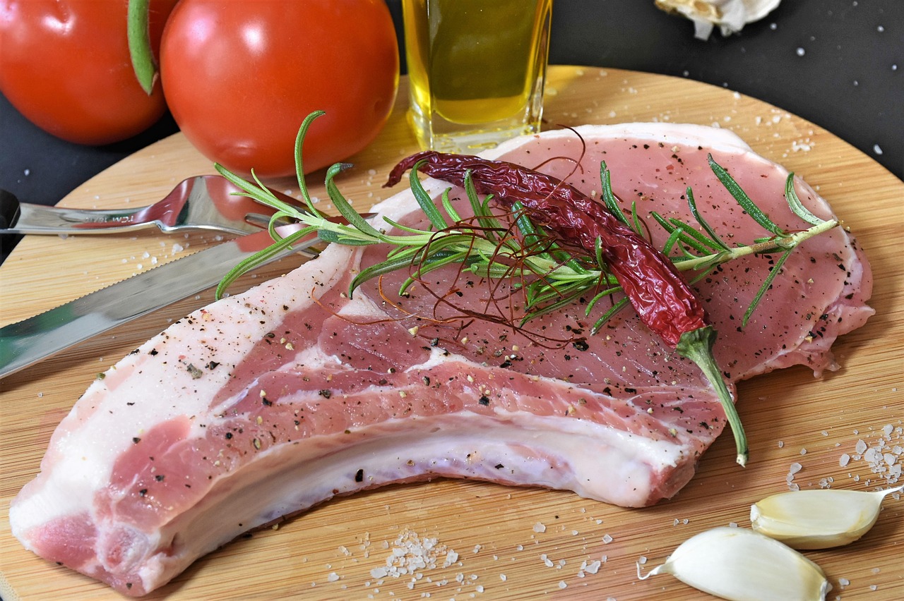 Corte suíno preparado pelo Triângulo Carnes